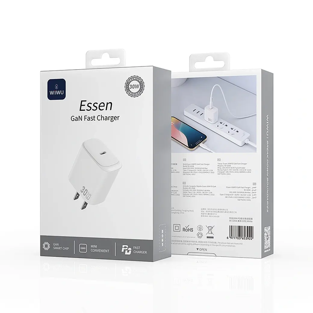 30W Essen GaN Fast Charger Wi-G008 EU