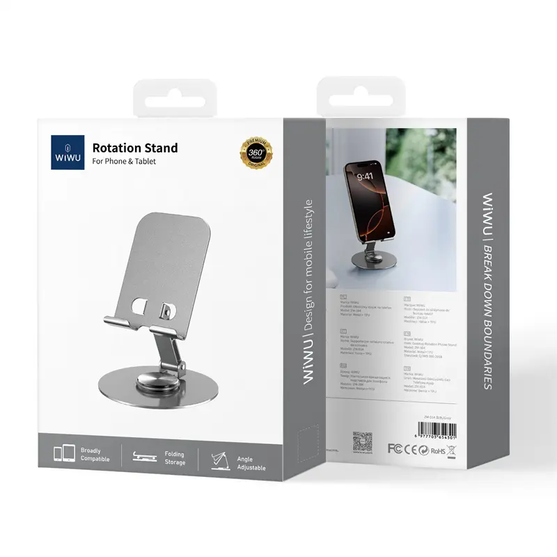 360° Foldable Desktop Rotation Phone Stand ZM-014