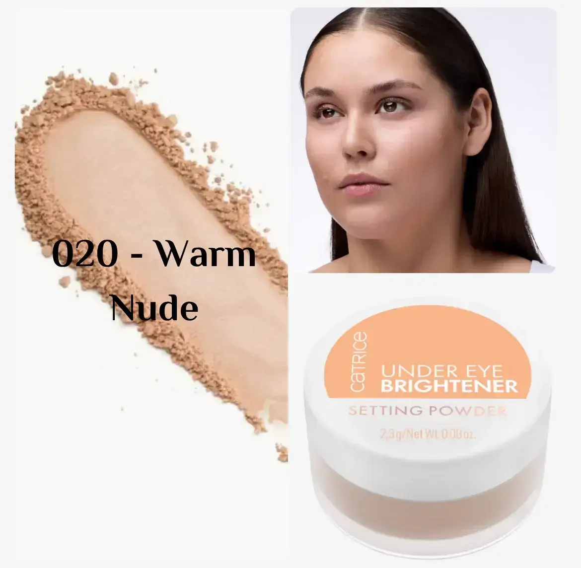 Catrice Under Eye Br. Setting Powder 020 | بودرة تثبيت لإضاءة منطقة تحت العين 020