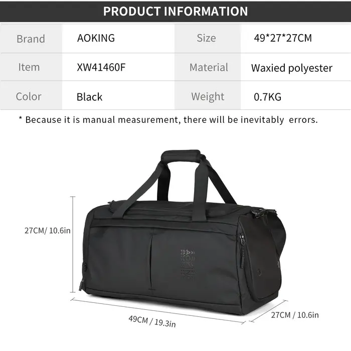 AOKING RTAVEL BAG   XW  41460 F