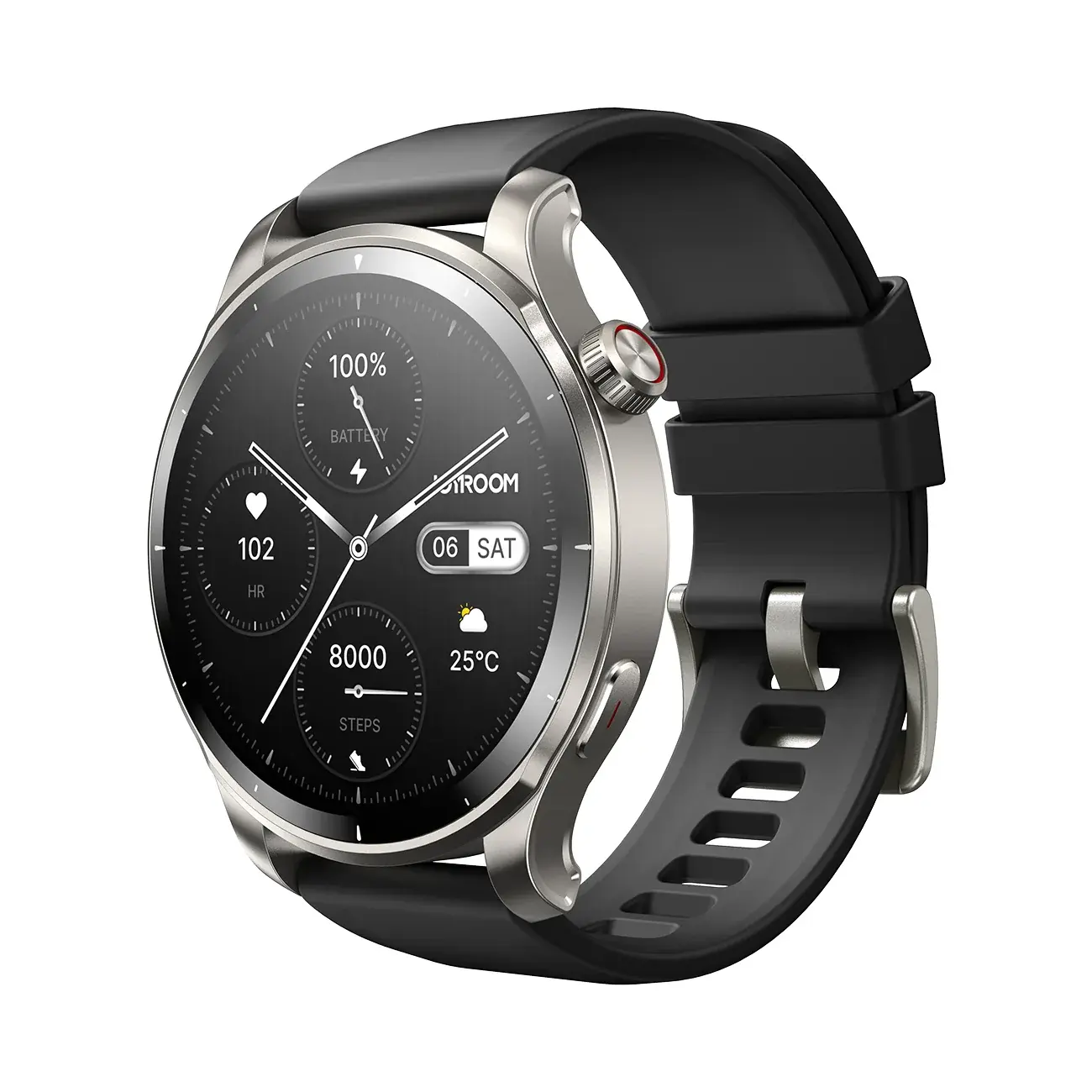Amoled Venture Series JR-FV1 Smart Watch (Answer/Make Call)-Sunset Grey