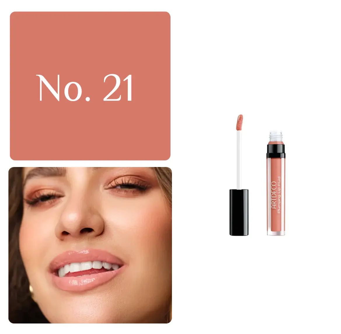 Artdeco Plumping Lip Fluid 21 | أحمر شفاه سائل لتعزيز حجم الشفاه، رقم 21