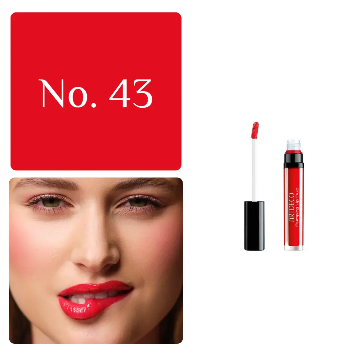 Artdeco Plumping Lip Fluid 43 | أحمر شفاه سائل لتعزيز حجم الشفاه، رقم 43