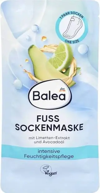 Balea Foot Sock Mask - 2 Pairs | باليا قناع جوارب للقدمين - 2 زوج
