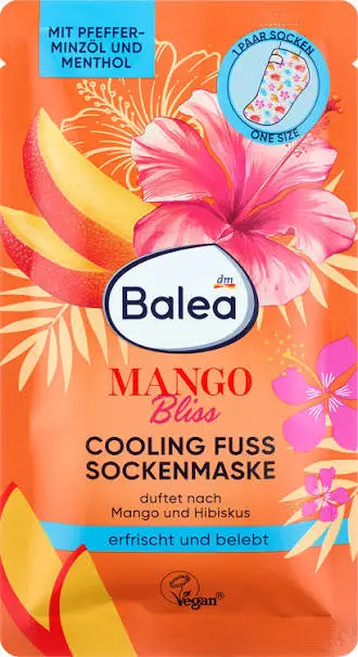 Balea Mango Bliss Foot Sock Mask | باليا قناع جوارب القدمين مانجو بليس