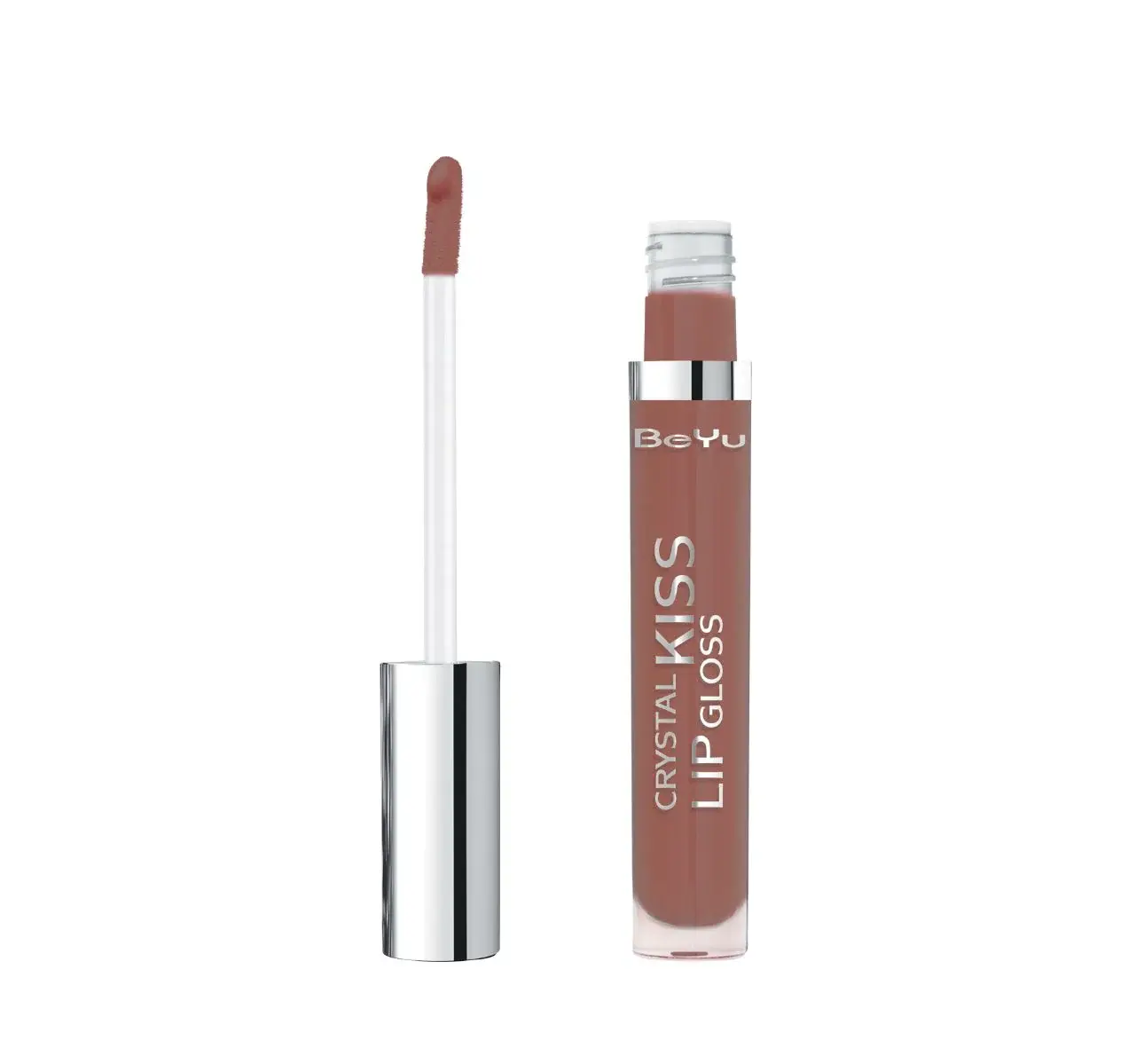 BeYu Crystal Kiss Lip Gloss Sizzling Orange 910 | ملمع شفاه بلمعان الكريستال 910
