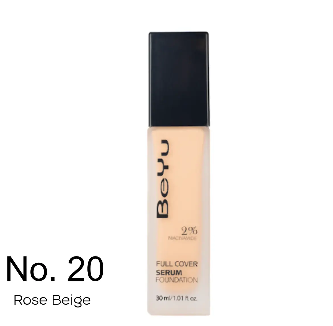 BeYu Full Cover Serum Foundation 20 | سيروم كريم أساس بتغطية استثنائية، رقم 20