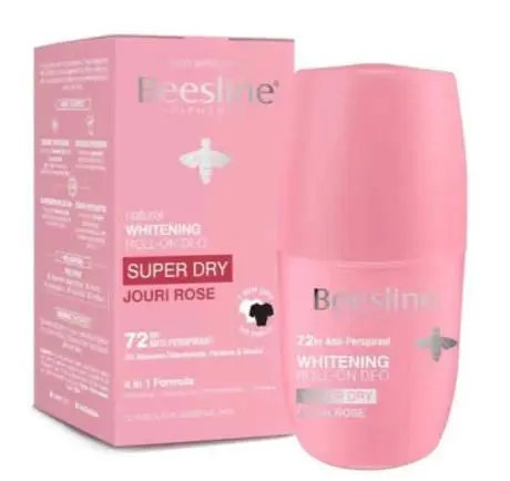 Beesline Apitherapy Whitening Aluminium Free Deodorant Roll On Super Dry Jouri Rose 50ml