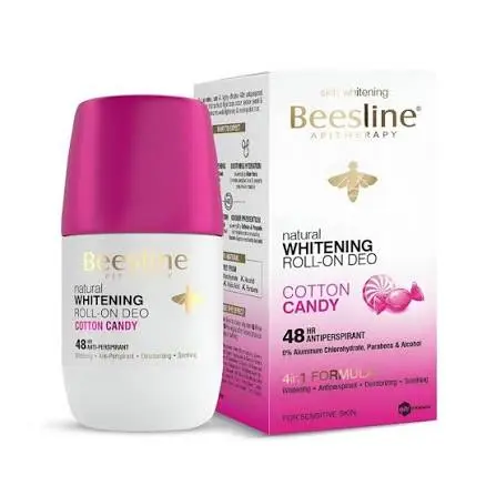Beesline Deodorant Roll On Cotton Candy Whitening 50 ml
