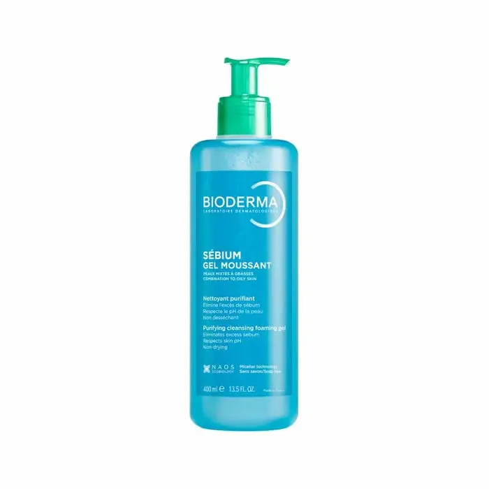 Bioderma Sébium Purifying Cleansing Foaming Gel 400ml | بيوديرما غسول جل منقي للبشرة الدهنية - 400 مل