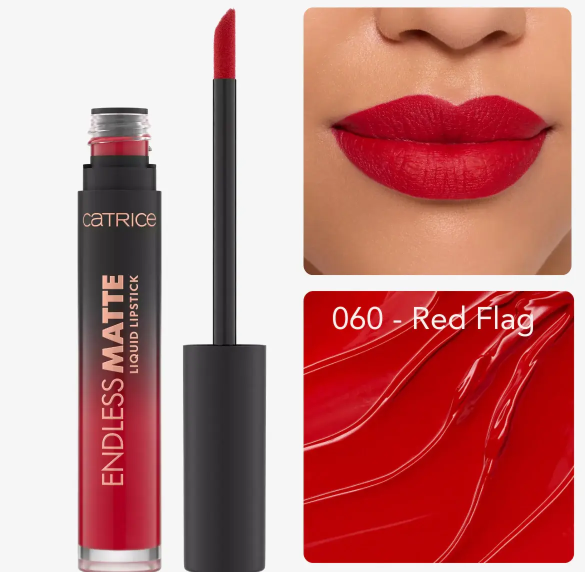 Catrice Endl. Matte Liq. Lipst. 060 | أحمر الشفاه السائل "إندليس مات" عالي الثبات 060
