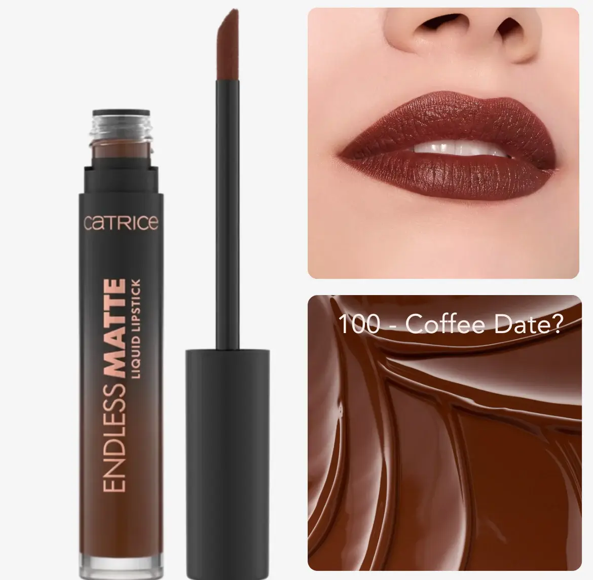 Catrice Endl. Matte Liq. Lipst. 100 | أحمر الشفاه السائل "إندليس مات" عالي الثبات 100