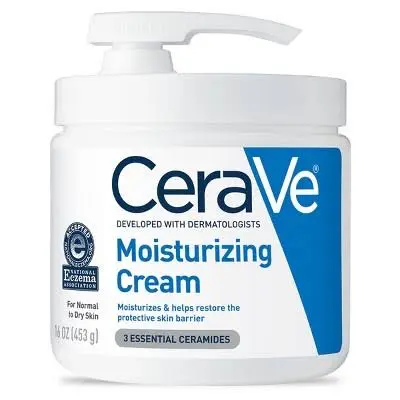 CeraVe Moisturizing Cream for Normal to Dry Skin 453g | سيرافي كريم مرطب للبشرة العادية والجافة - 453 غ