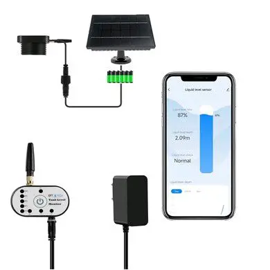 EPT Ultrasonic Smart Liquid Level Sensor With Lora RF Monitor & Solar Panel Built -IN Battery