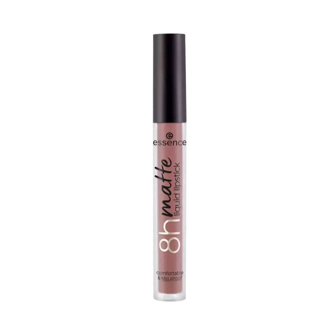 Essence 8H Matte Liquid Lipstick 01 | أحمر شفاه سائل بتأثير الـ"مات" مقاوم للماء