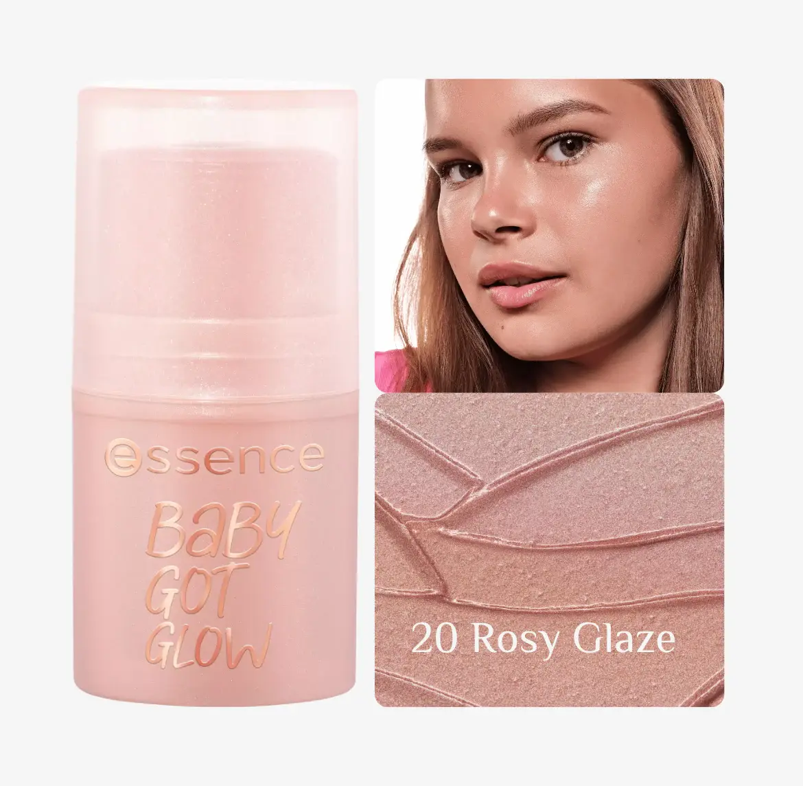 Essence Baby Got Glow Highlighter Stick 20 | قلم هايلايتر كريمي 20