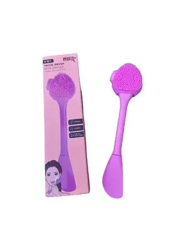 Facial Brush with Spatula | فرشاة وجه مع سكين