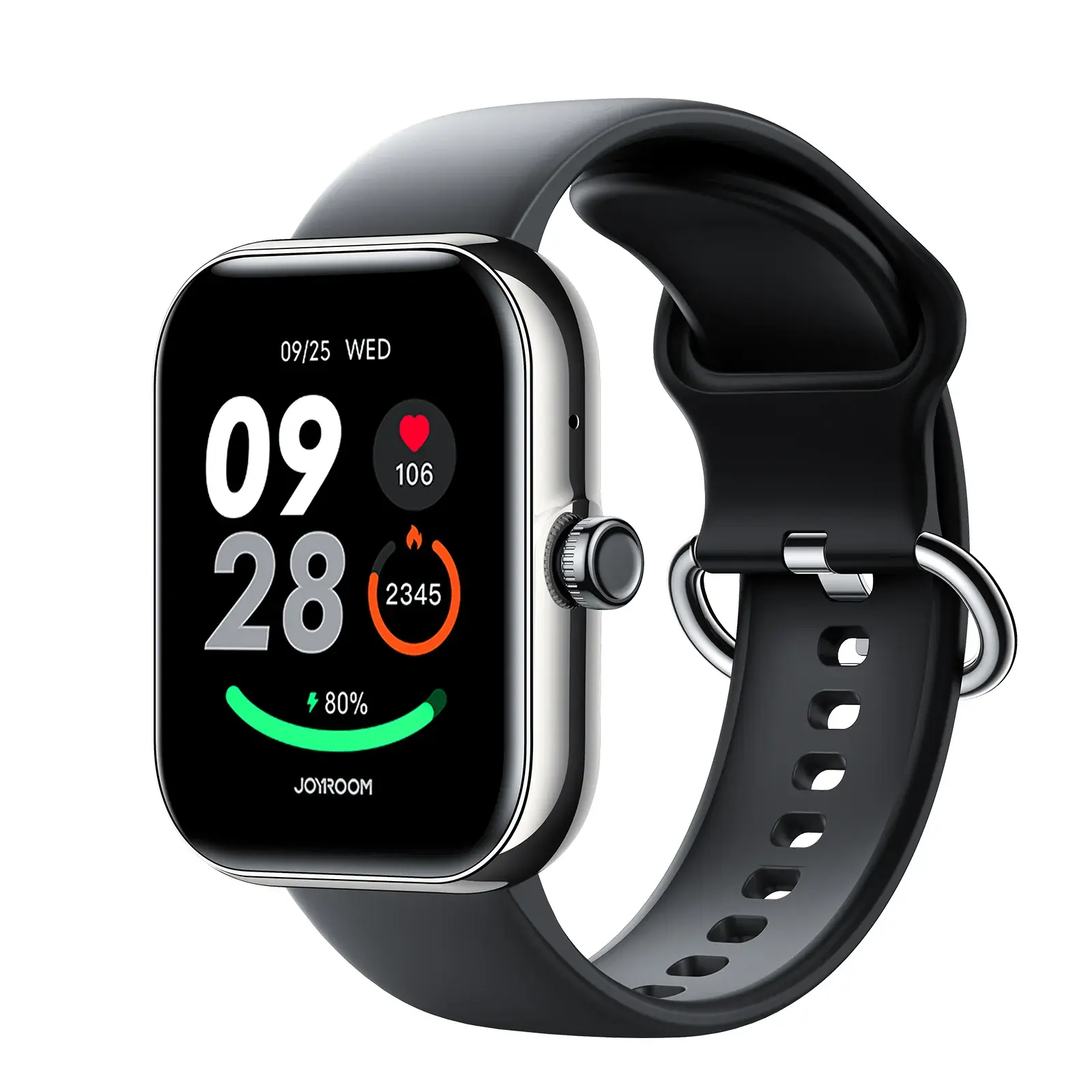 Fit-life Series JR-FT5 Plus Smart Watch (Answer/Make Call)- Graphite Black