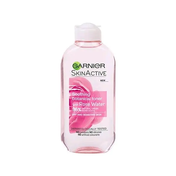 GarnierGarnier Natural Rose Water Toner Sensitive Skin - 200ml | غارنييه تونر بماء الورد للبشرة الحساسة - 200