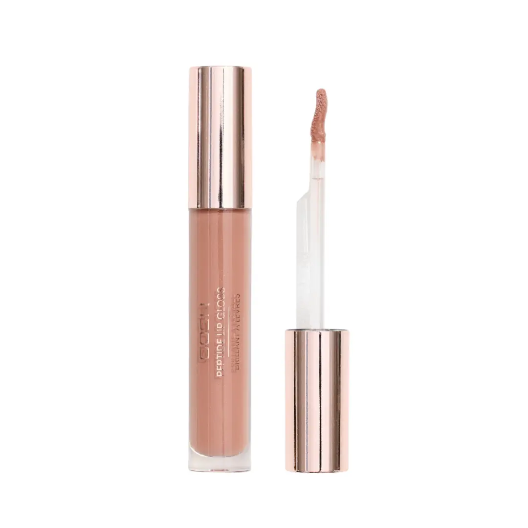 Gosh Peptide Lip Gloss Nougat 008 | ملمع شفاه بتاثير الببتيدات 008