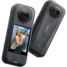 Insta360 X4 Air Standard Bundle | Lightest 8K 360 Action Camera for Epic Adventures | for Travel, Sports, Family Moments, Vlogging | Smooth, Stable, Easy-to-Edit Videos Anytime, Anywhere - Black