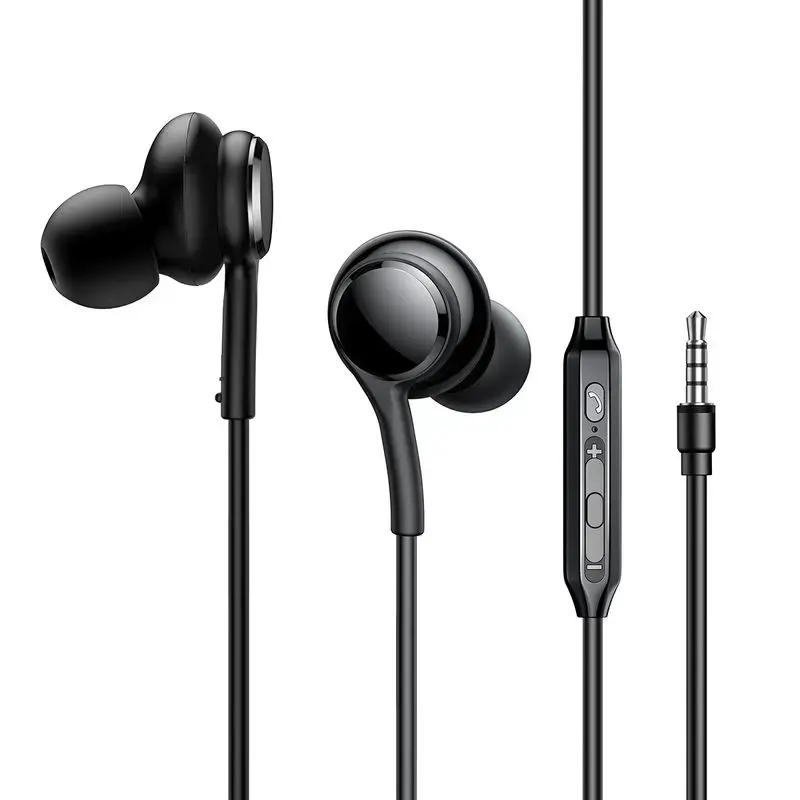 JR-EW02 Wired Series In-Ear Wired Earbuds- Black