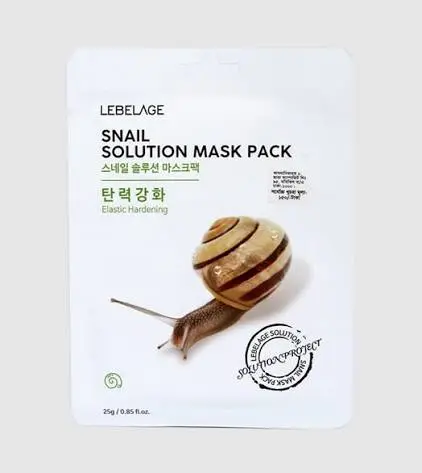 LEBELAGE - Snail Solution Mask Pack, 25g