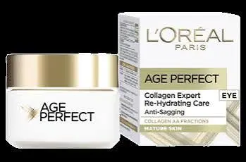 L'Oréal Age Perfect collagen expert Re-hydrating Cream Eye Anti-sagging
15 ml | لوريال أج بيرفكت كولاجين إكسبرت كريم العين المرطب المضاد للترهل - 15 مل