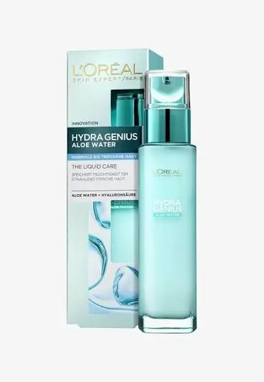 L'Oréal Paris Hydra Genius Aloe Water | لوريال مرطب هيدرا جينيوس بالصبار للبشرة الجافة والعادية - 70 مل