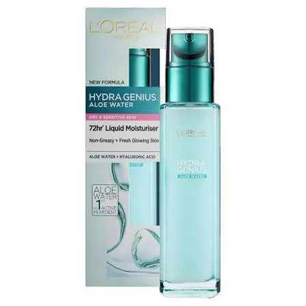 L'Oreal Hydra Genius Liquid Moisturiser Dry & Sensitive | لوريال مرطب هيدرا جينيوس للبشرة الجافة والحساسة - 70 مل