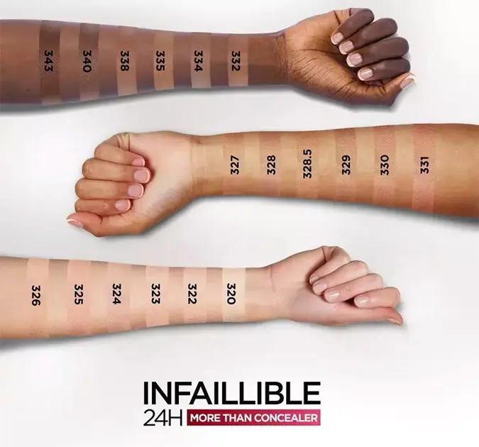 L'Oreal Infallible Concealer 325 Rose | لوريال كونسيلر إنفاليبل درجة 325 روز