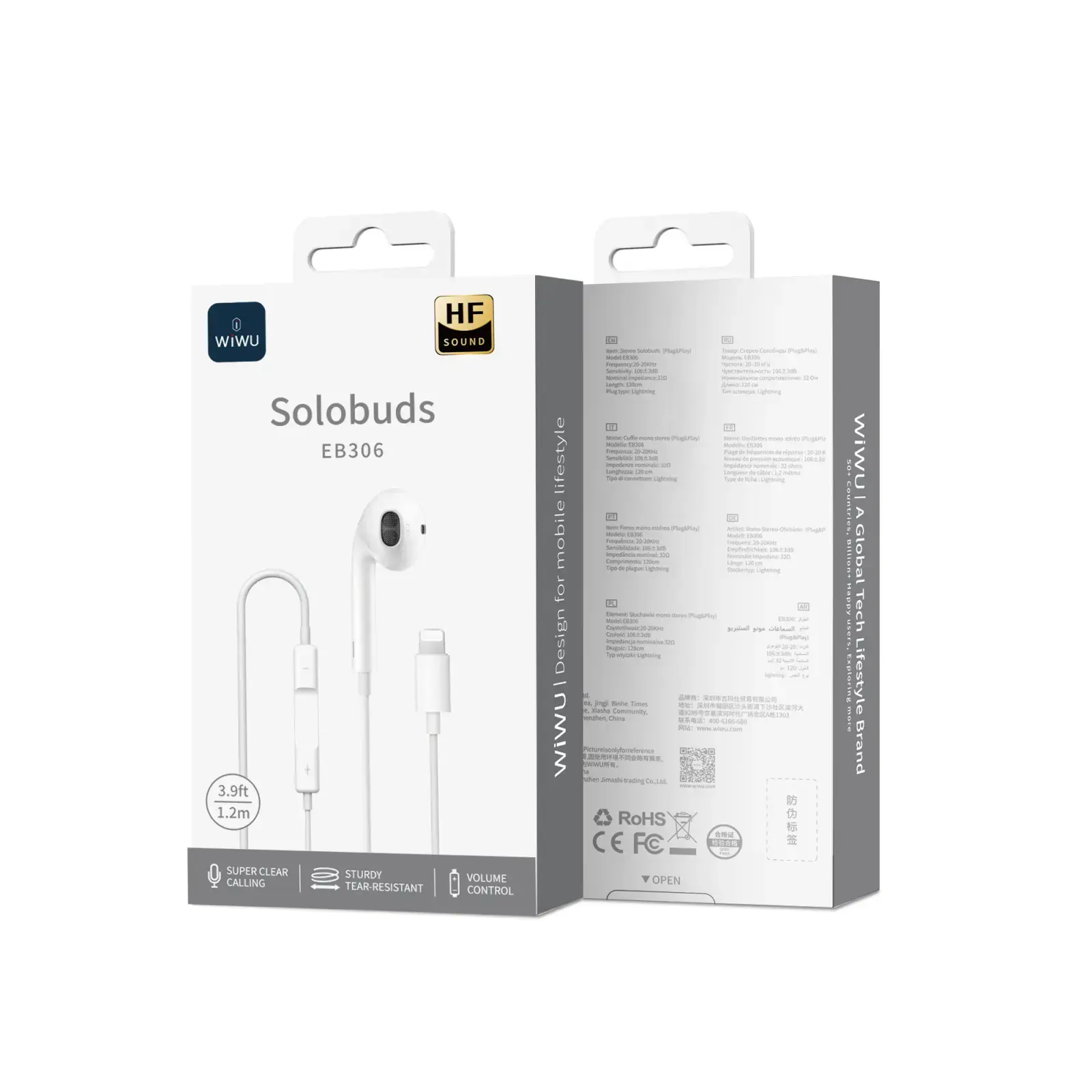 Lightning Solobuds Wired Earbuds EB306