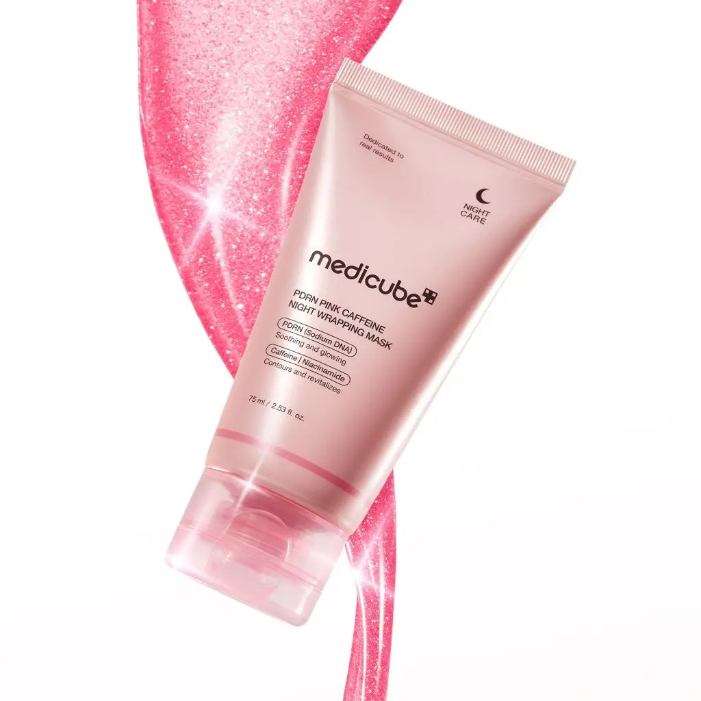 MEDICUBE PDRN PINK CAFFEINE NIGHT WRAPPING MASK