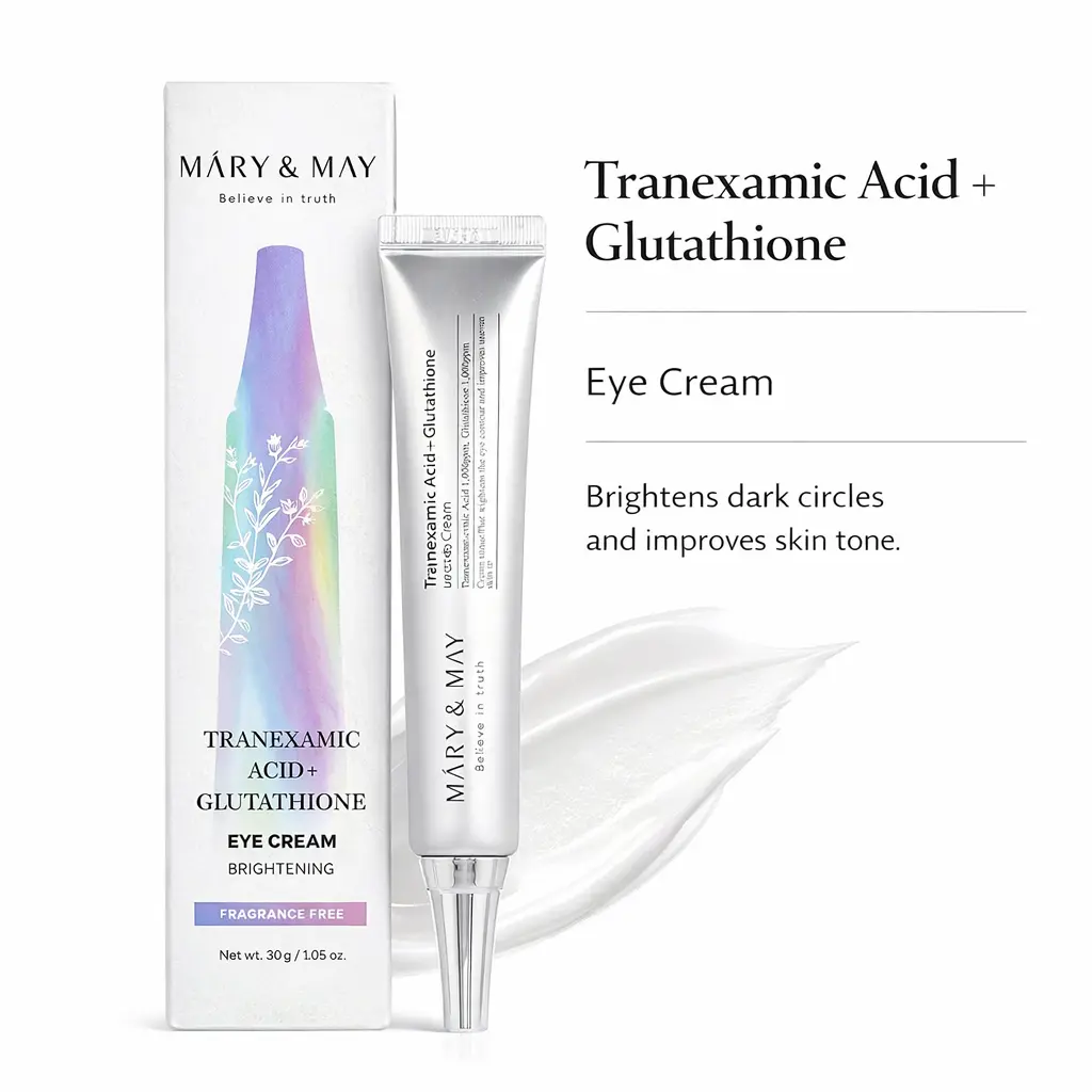 Mary & May Tranexamic Acid + Glutathione Eye Cream (Brightening) – 30 g
