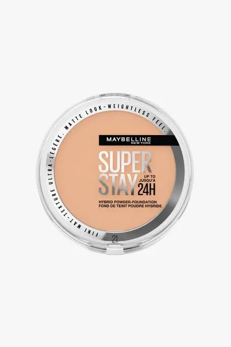 Maybelline SuperStay 24H Hybrid Poeder Foundation 21
| ميبيلين سوبرستاي بودرة أساس هايبرد - 21