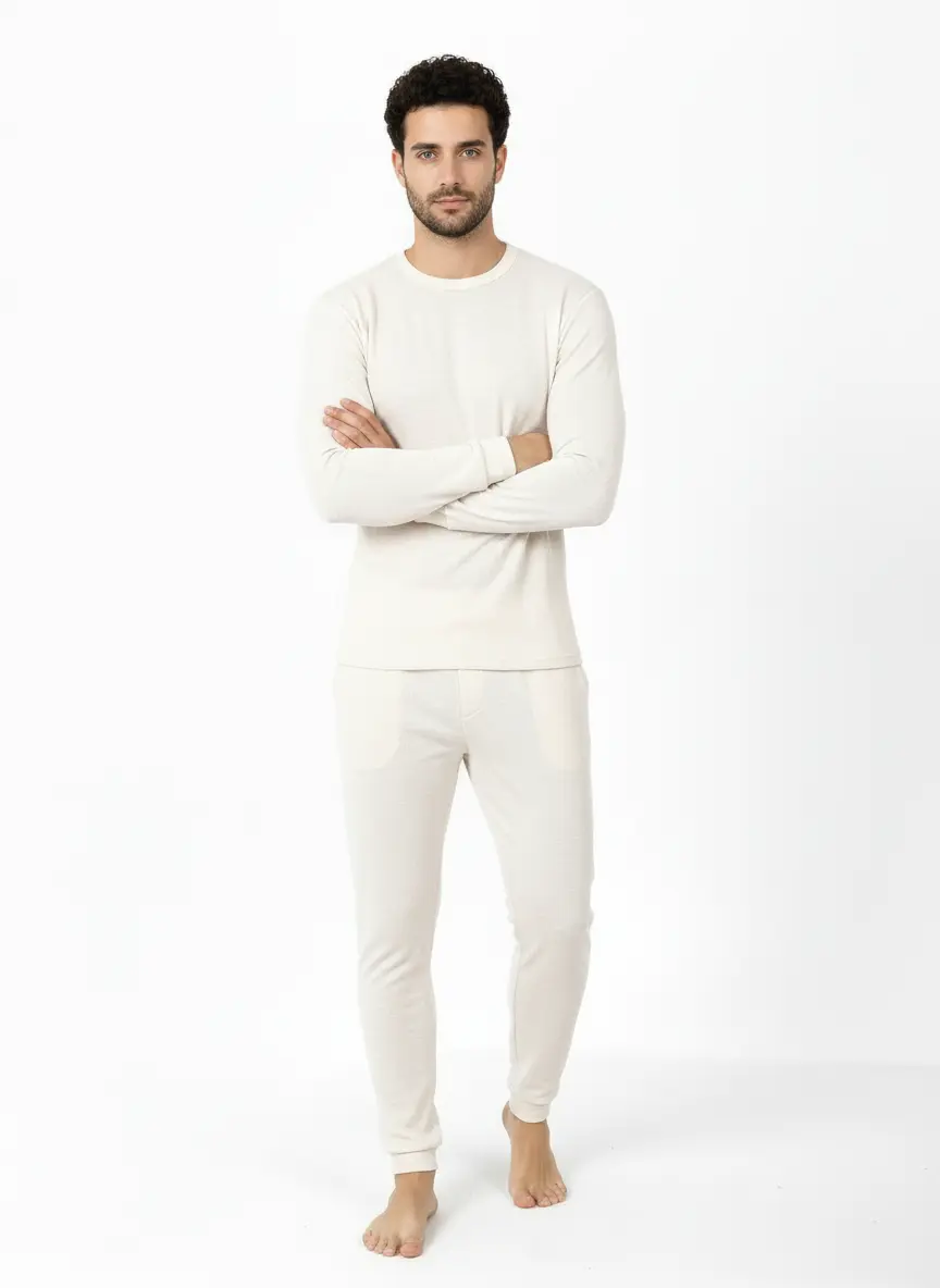 Men thermal set / Off white