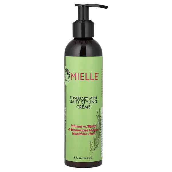 Mielle Rosemary Mint Daily Hair Styling Cream 240ml | ميلي كريم تصفيف الشعر اليومي باكليل الجبل والنعناع - 240 مل
