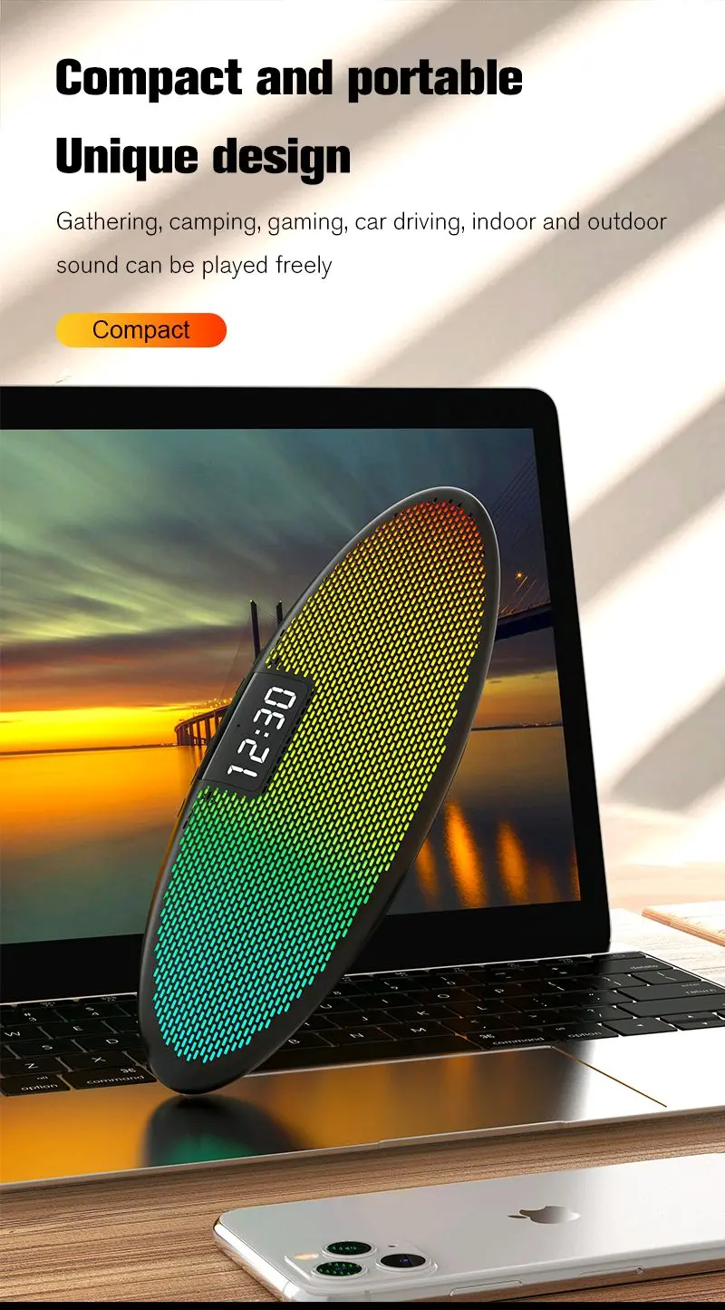 Portable illuminated wireless - مصغرة 3