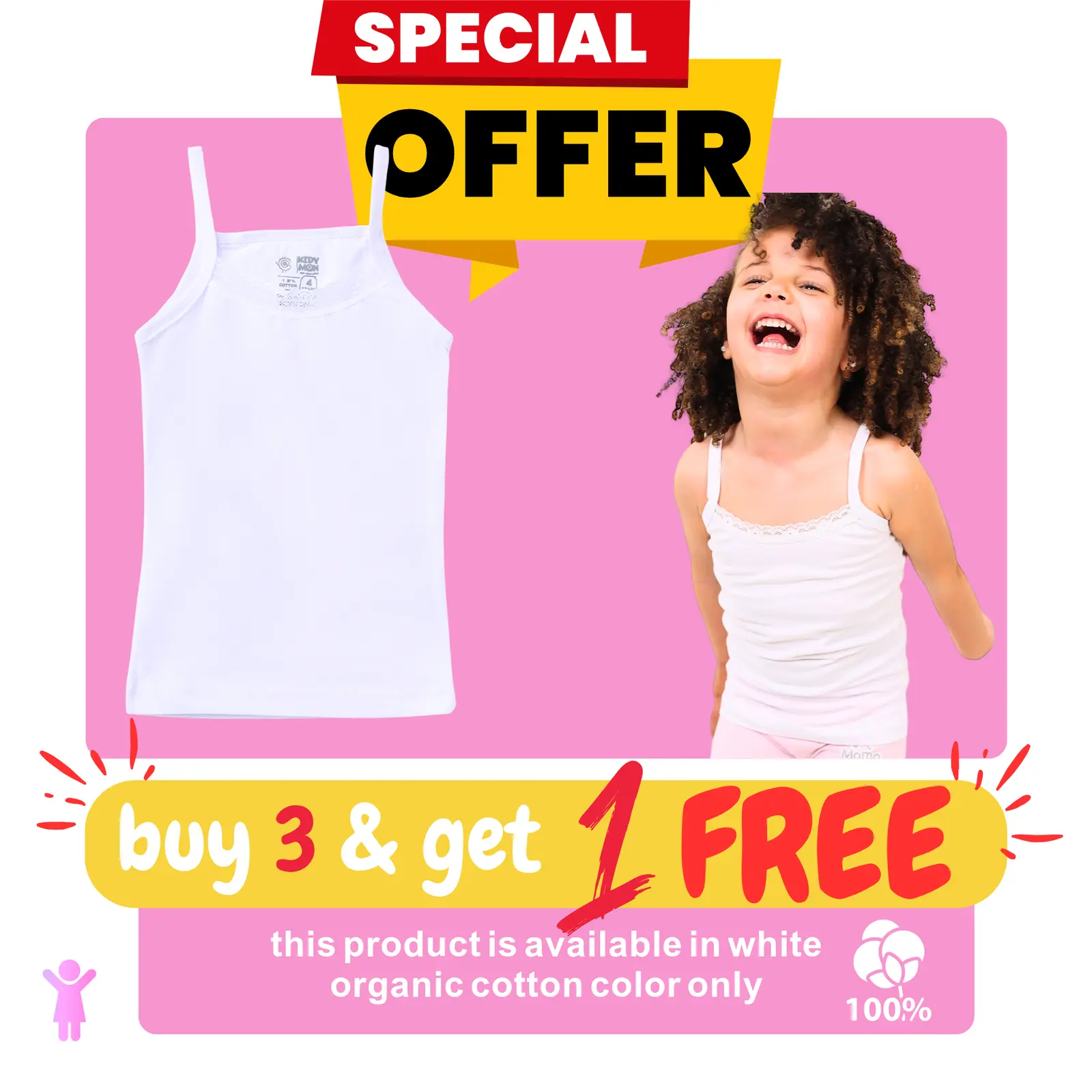 Protal White Shirt Buy 3 Get 1 Free