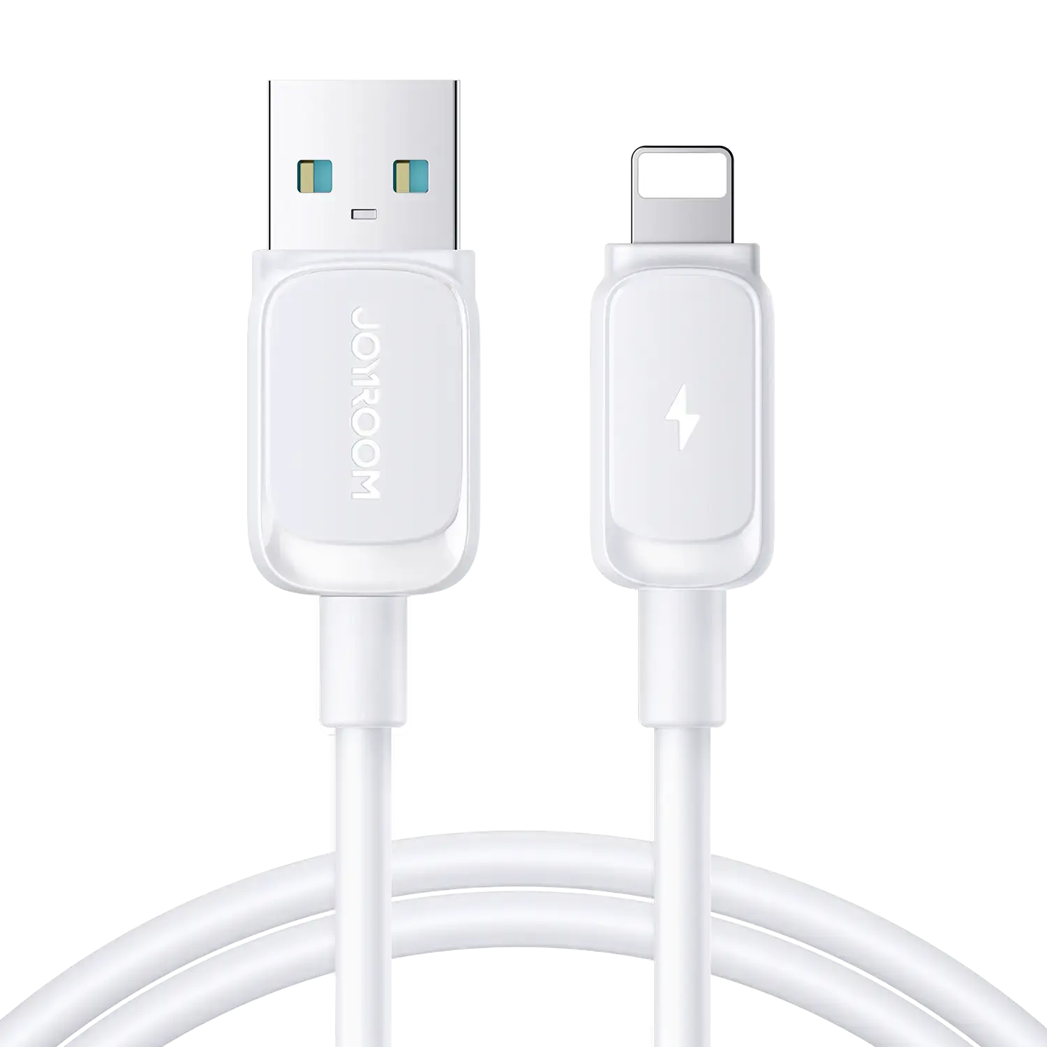 S-A14 Multi-Color  Series 3A Fast  Charging  Data Cable（USB-A to Lightning ）1.2m-White