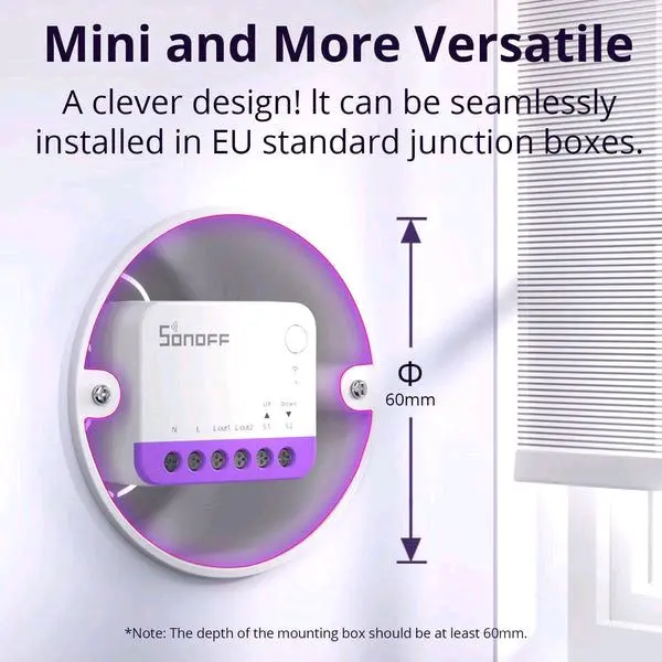 SONOFF Mini-RBS Smart WiFi Shutter & Curtain Module 4