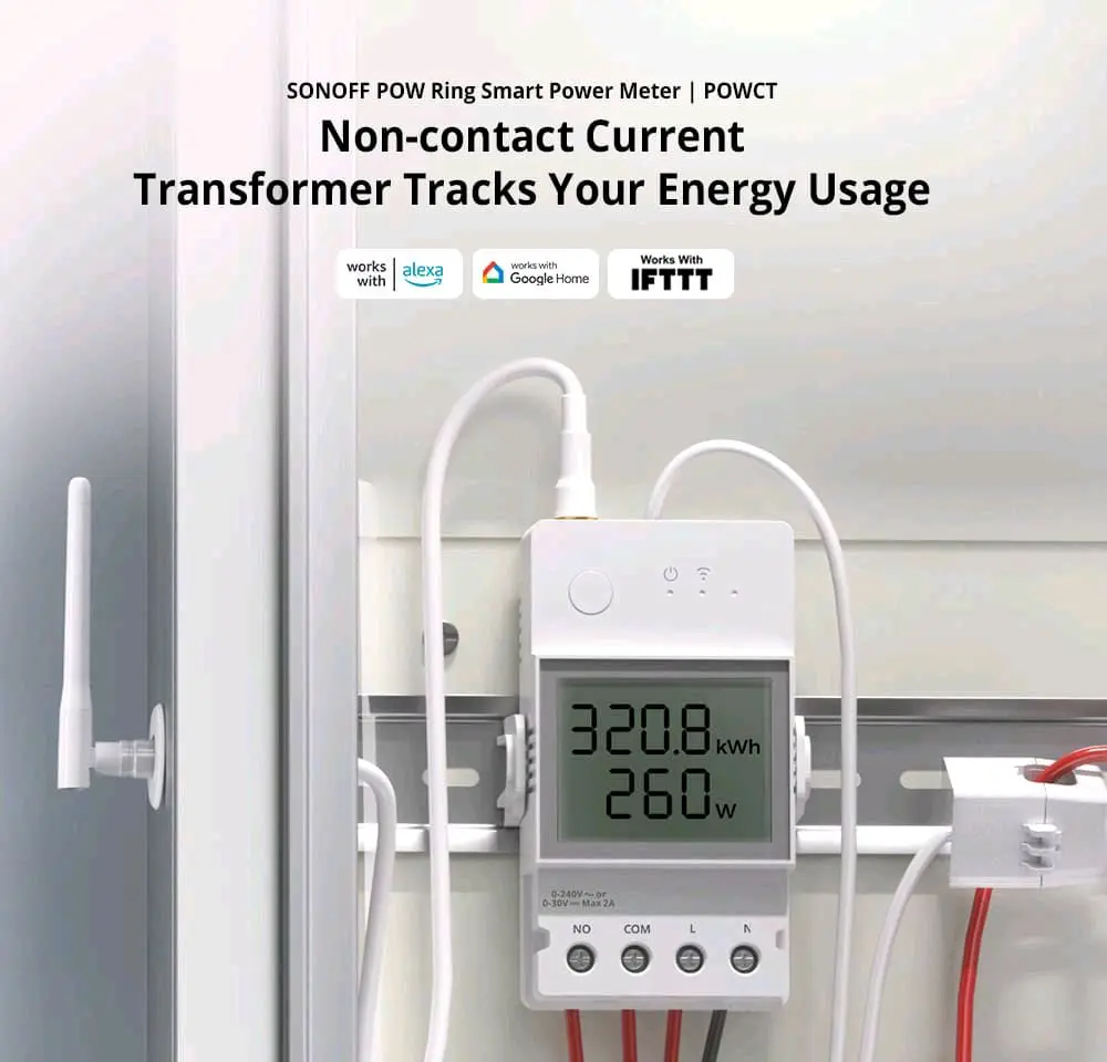 SONOFF POW Ring Smart Power Meter | 100A 4