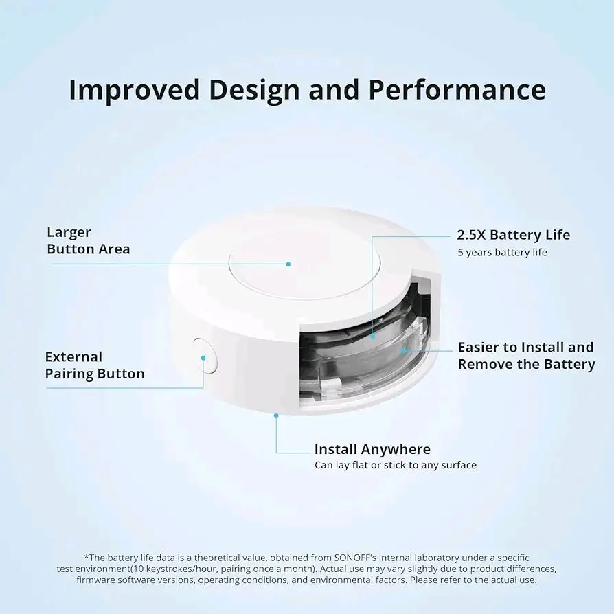 SONOFF ZigBee Switch Temperature and Humidity Sensor |SNZB-01P 4