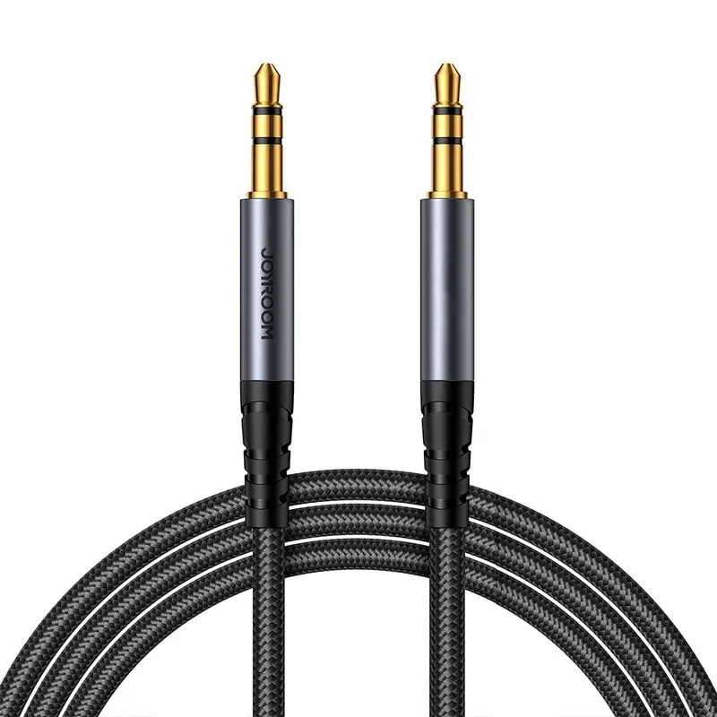 SY-A08 Audio-Transfer Series AUX Audio Cable (3.5mm Male to 3.5mm Male) 1.2m-Black