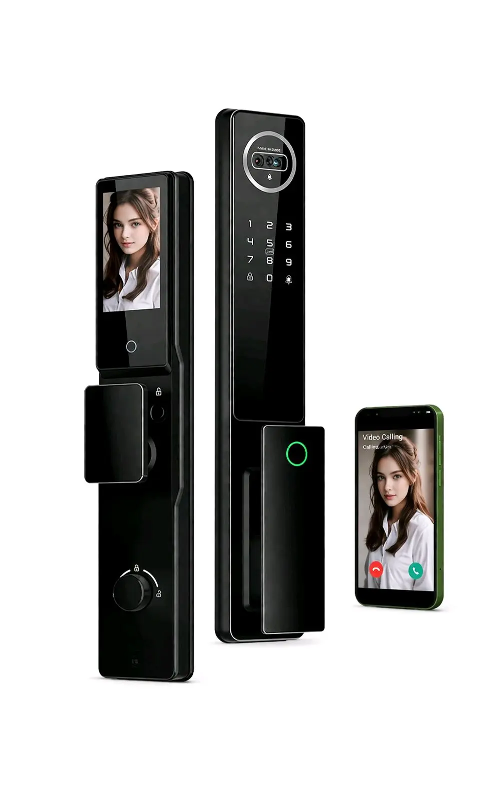 Smart Door Lock With 3D Face Recognition F8