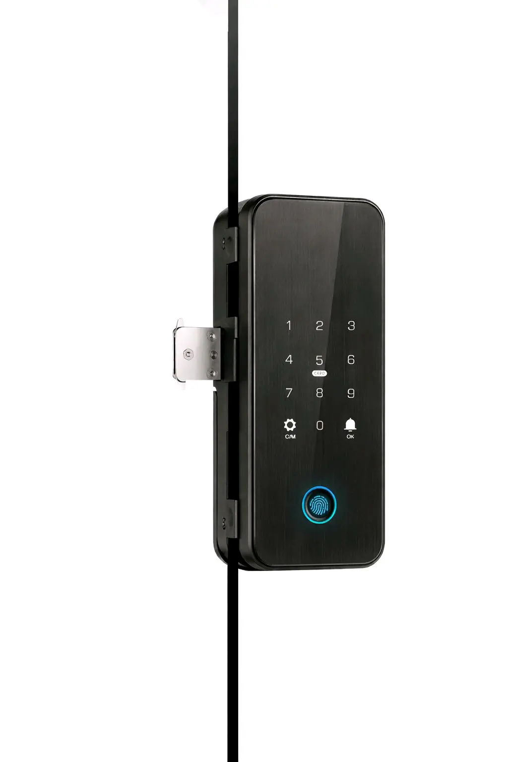 Smart Glass Door Lock With Fingerprint & Face Recognition 03 2