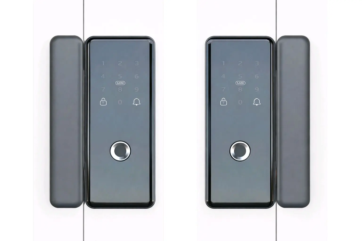 Smart Glass Door Lock  With Fingerprint