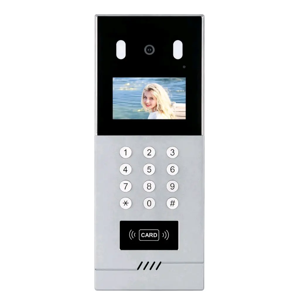 Smart IP Apartment  Outdoor Station Press  Button