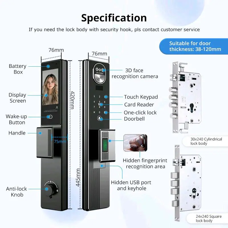 Smart Wifi Door Loc F11 4