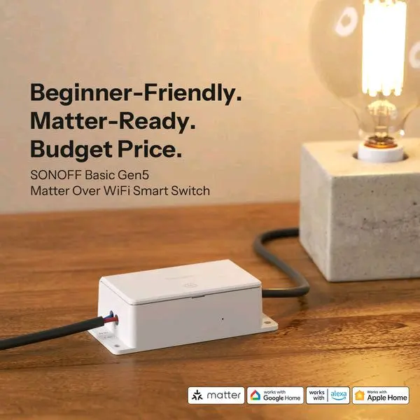 Sonoff Basic Gen 5  WiFi Smart Switch